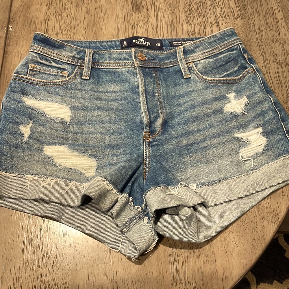 Women’s Hollister High-Rise Mom Shorts - Distressed